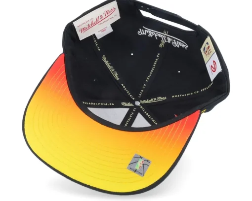 Snapback-Mitchell & Ness Atlanta Hawks High Grade Hwc Snapback - Black