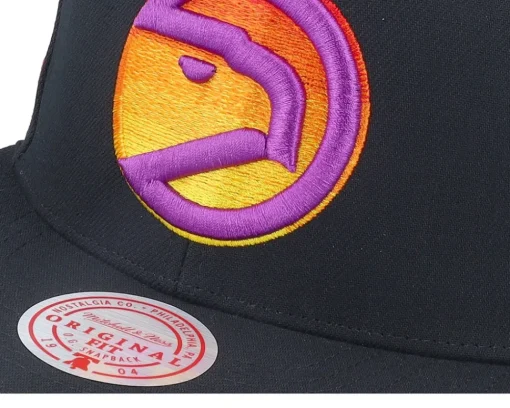 Snapback-Mitchell & Ness Atlanta Hawks High Grade Hwc Snapback - Black