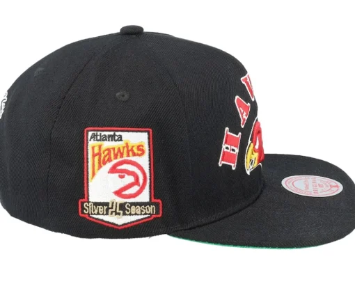 Snapback-Mitchell & Ness Atlanta Hawks My Squad Snapback - Black