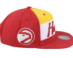 Snapback-Mitchell & Ness Atlanta Hawks Retro Sport Hwc Snapback - Red