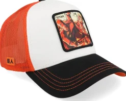 Trucker-Capslab Attack On Titan Red/White/Black A-Frame Trucker -