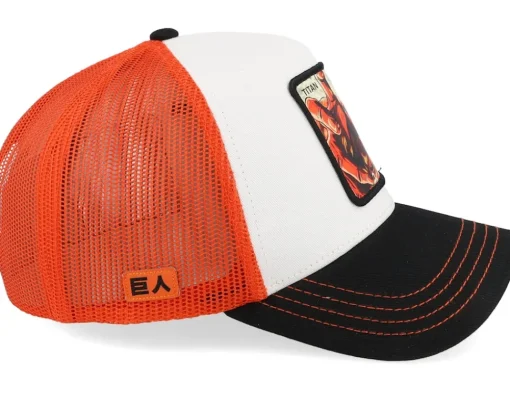 Trucker-Capslab Attack On Titan Red/White/Black A-Frame Trucker -