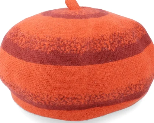 Berets-Brixton Audrey Darck Brick/Phoenix Orange Beret -