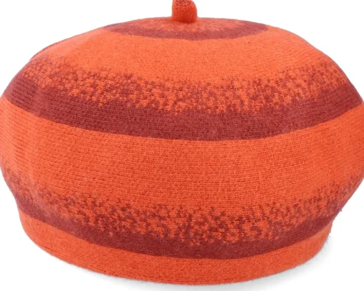Berets-Brixton Audrey Darck Brick/Phoenix Orange Beret -