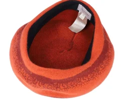 Berets-Brixton Audrey Darck Brick/Phoenix Orange Beret -