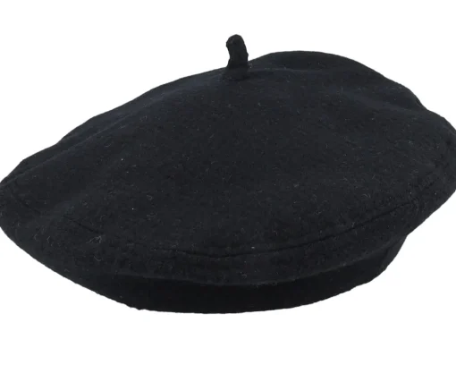 Berets-Brixton Audrey Ii Black Boucle Beret -