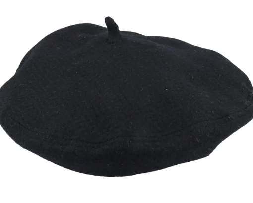 Berets-Brixton Audrey Ii Black Boucle Beret -