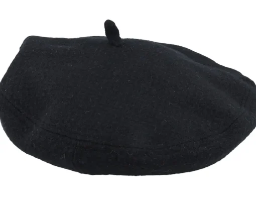Berets-Brixton Audrey Ii Black Boucle Beret -