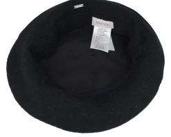 Berets-Brixton Audrey Ii Black Boucle Beret -