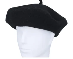 Berets-Brixton Audrey Ii Black Boucle Beret -