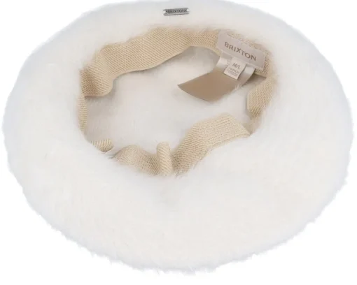 Fashion Brixton Audrey Ii Fuzzy Off White Beret -