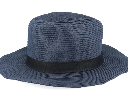 Fedora-Barts Aveloz Hat Navy Fedora -