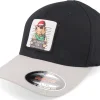 Flexfit-Ho-Ho-Hats Bad Santa Dog Black/Silver Wooly Combed Flexfit - Iconic