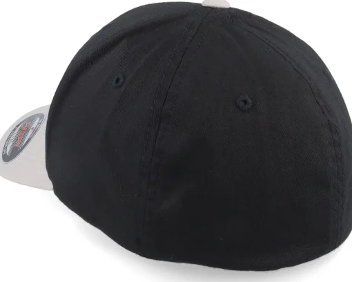 Flexfit-Ho-Ho-Hats Bad Santa Dog Black/Silver Wooly Combed Flexfit - Iconic