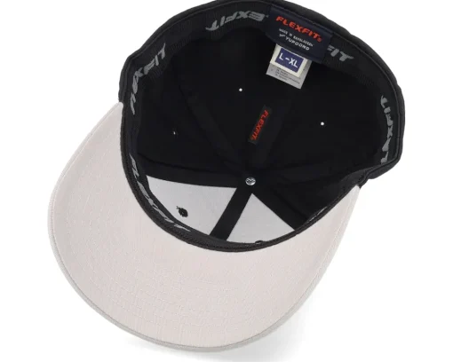 Flexfit-Ho-Ho-Hats Bad Santa Dog Black/Silver Wooly Combed Flexfit - Iconic