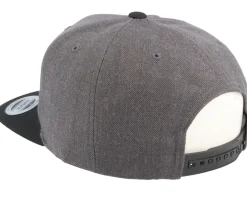 Sale Iconic Bad Skull Charcoal/Black Snapback -