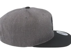 Sale Iconic Bad Skull Charcoal/Black Snapback -