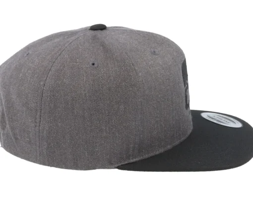 Sale Iconic Bad Skull Charcoal/Black Snapback -