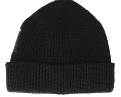 Cuff Beanies-Stetson Badge Black Cuff -