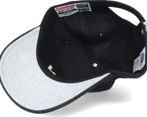 Adjustable-American Needle Baltimore Black Soxs Archive Legend Black Adjustable -