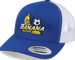 Trucker-Iconic Banana Soccer Blue/White Trucker -