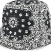 Online Yupoong Bandana Black Print Bucket -