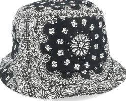 Online Yupoong Bandana Black Print Bucket -