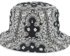 Online Yupoong Bandana Black Print Bucket -