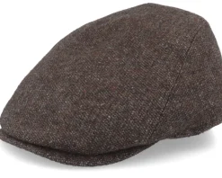 Online MJM Hats Bang El Wool Mix 88 Brown Flat Cap -