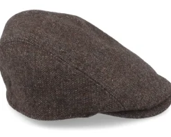 Online MJM Hats Bang El Wool Mix 88 Brown Flat Cap -