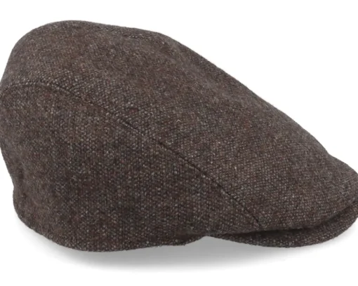 Online MJM Hats Bang El Wool Mix 88 Brown Flat Cap -
