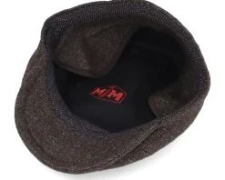 Online MJM Hats Bang El Wool Mix 88 Brown Flat Cap -