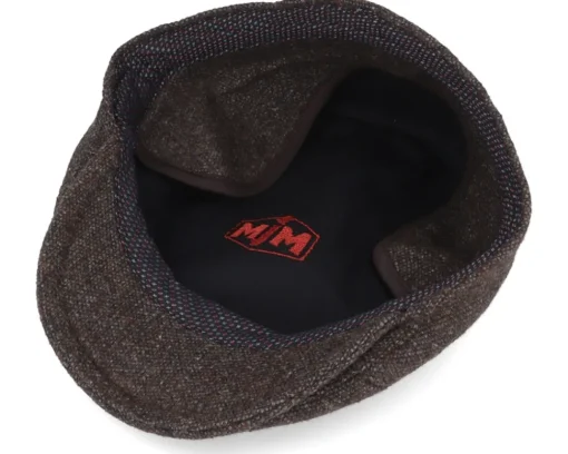 Online MJM Hats Bang El Wool Mix 88 Brown Flat Cap -