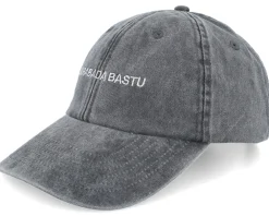 Dad Cap-Scenes Bara Bada Bastu Vintage Washed Black Dad Cap -