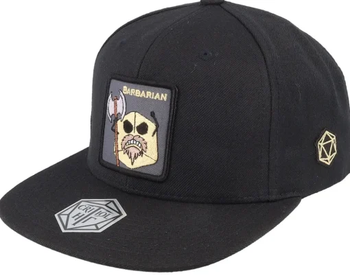 Snapback-Critiql Hit Barbarian Class Snapback - Black
