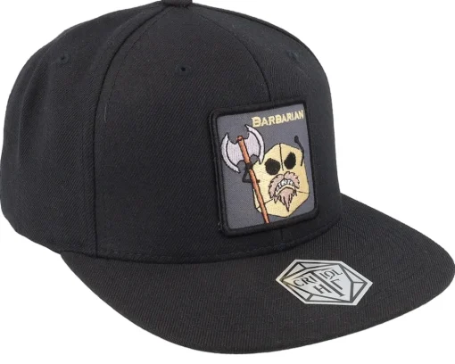 Snapback-Critiql Hit Barbarian Class Snapback - Black