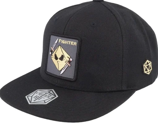 Snapback-Critiql Hit Barbarian Class Snapback - Black