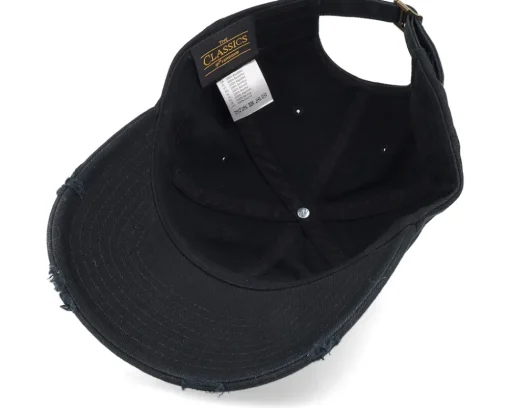 Outlet Critiql Hit Barbarian Dad Cap Destroyed Adjustable - Black