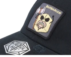 Outlet Critiql Hit Barbarian Dad Cap Destroyed Adjustable - Black