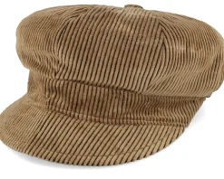Velvet Caps-MJM Hats Barones W 32 Cotton Velvet Beige Vega Cap -
