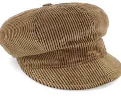 Velvet Caps-MJM Hats Barones W 32 Cotton Velvet Beige Vega Cap -