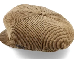 Velvet Caps-MJM Hats Barones W 32 Cotton Velvet Beige Vega Cap -