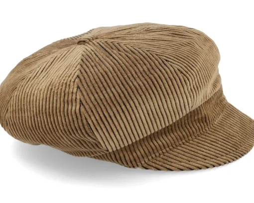 Velvet Caps-MJM Hats Barones W 32 Cotton Velvet Beige Vega Cap -