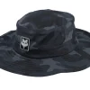 Buckets-Fox Base Over Sun Hat Black Camo Bucket -