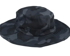 Buckets-Fox Base Over Sun Hat Black Camo Bucket -