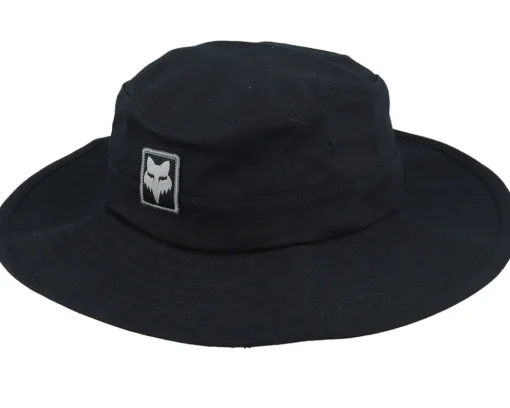 Buckets-Fox Base Over Sun Hat Black Camo Bucket -