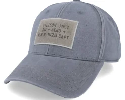 Adjustable-Stetson Baseball Cap Cotton Grey Adjustable -