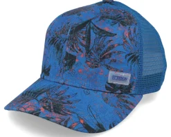 Trucker-Stetson Baseball Cap Organic Linen Sustainable Blue Trucker -
