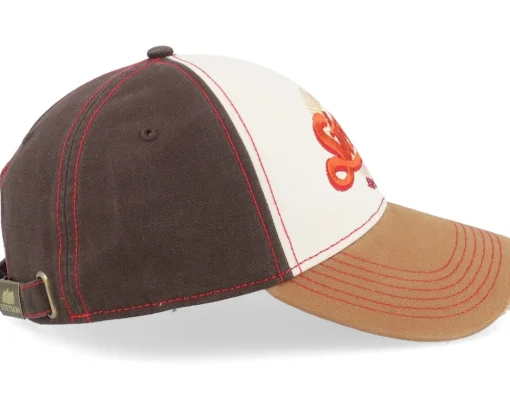 Sale Stetson Baseball Cap Vintage Distressed Beige Leaves Adjustable -