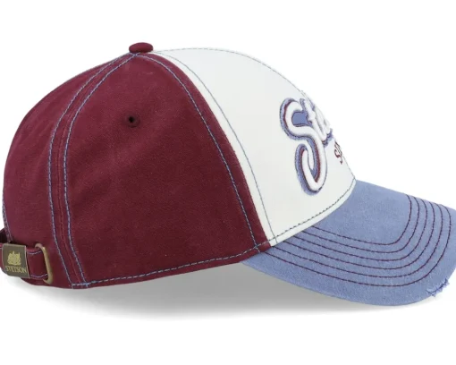 Online Stetson Baseball Cap Vintage Distressed Red/Blue Adjustable -